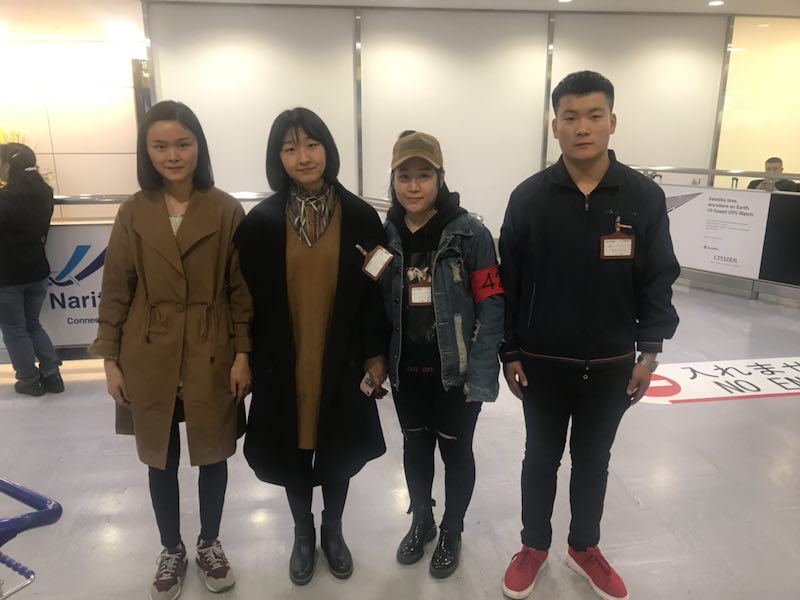 1.数々の期待を胸に日本へ到着